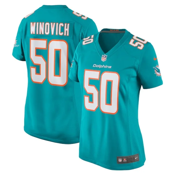 None Game NFL Jersey - Aqua | Durable Football Apparel | NFL Football