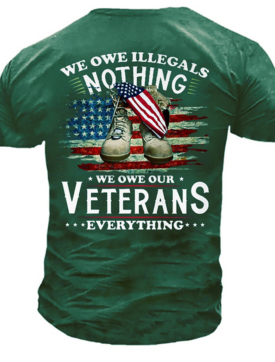 4th of July 2026 250th Memorial Day Men's Patriotic Retro Patriot Graphic 3D Print National Flag Veteran Crew Neck Short Sleeve T-Shirt