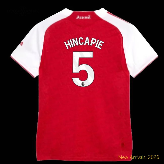 Elegant Womens Arsenal Hincapie Jersey 2025-2026 Soft-touch