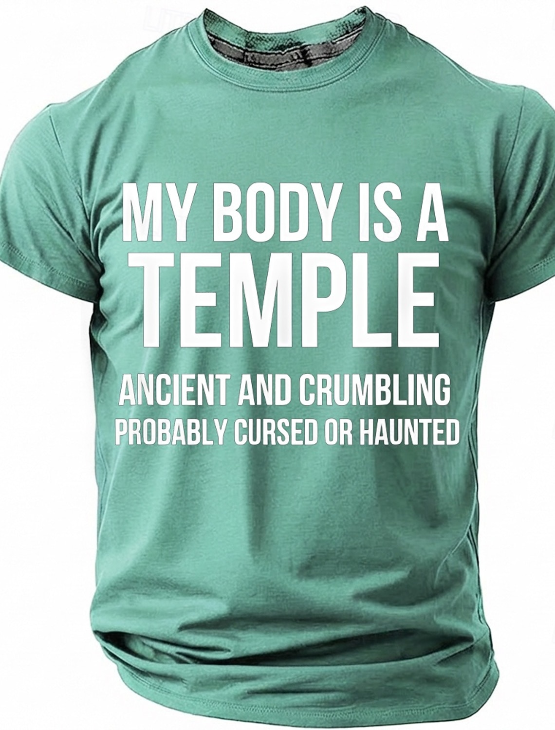 Men's T-Shirt Funny Graphic Short Sleeve UNDIAGNOSED BUT SOMETHING AIN'T RIGHT Lifestyle Humor Tee