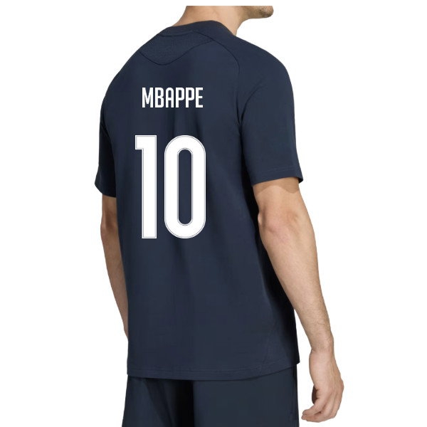 [DDJ] 2026 2027 Real Madrid Tiro Travel Tee Apparel (Navy) (Mbappe 10)