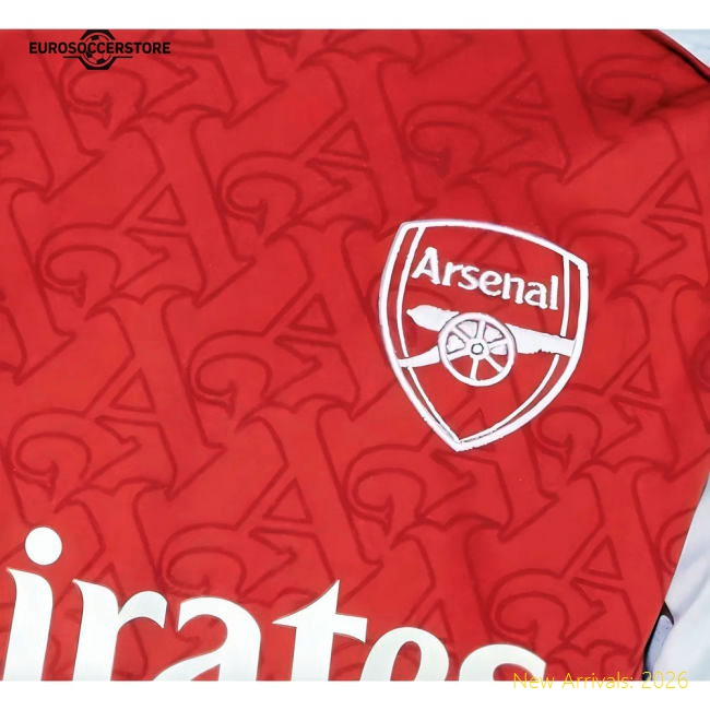 2025-2026 Arsenal Kids Non-toxic Jersey Performance Fabric