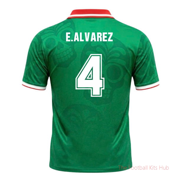 UMBRO Mexico World Cup 26 Football Shirt (E.Alvarez 4)
