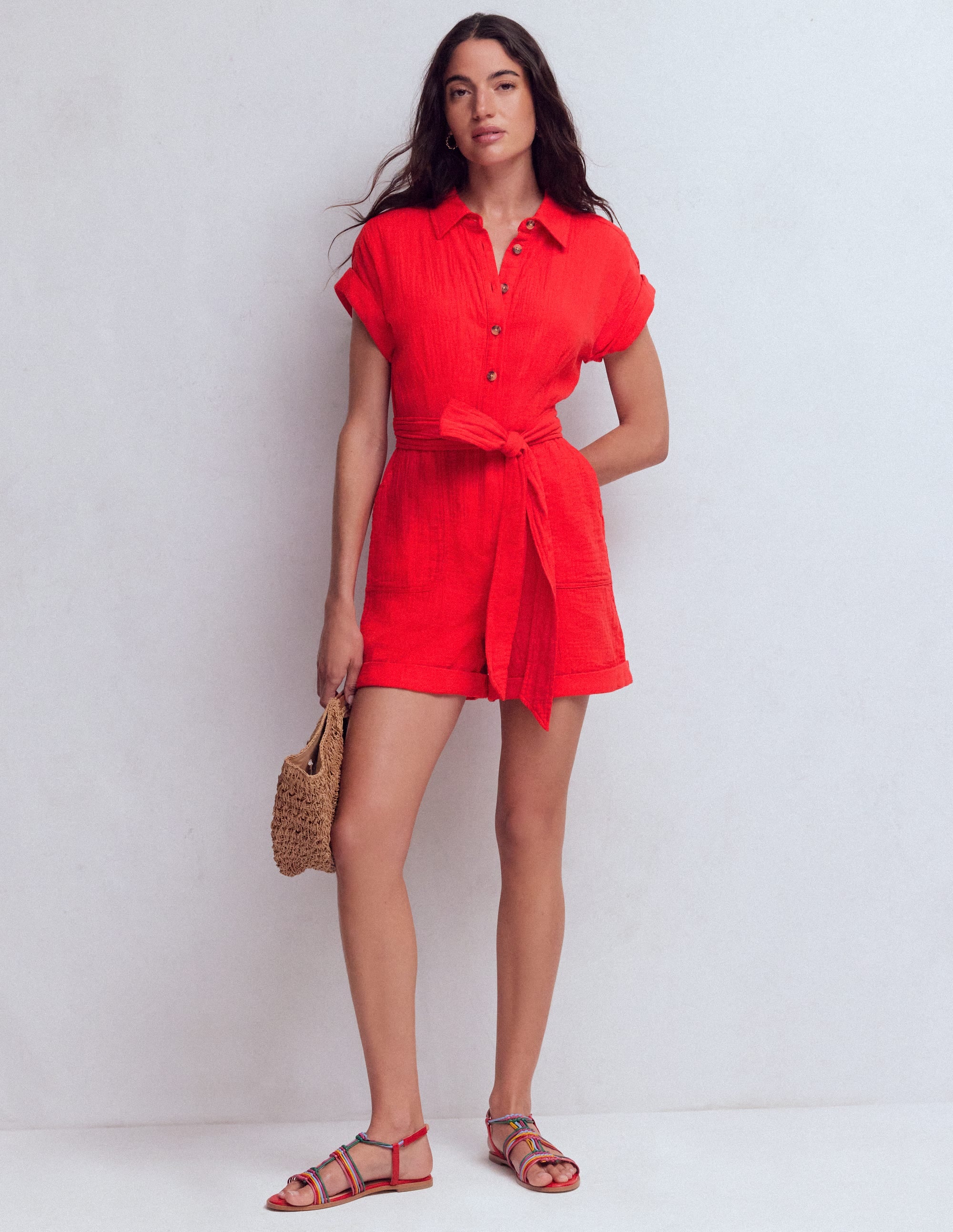 Kay Double Cloth Playsuit