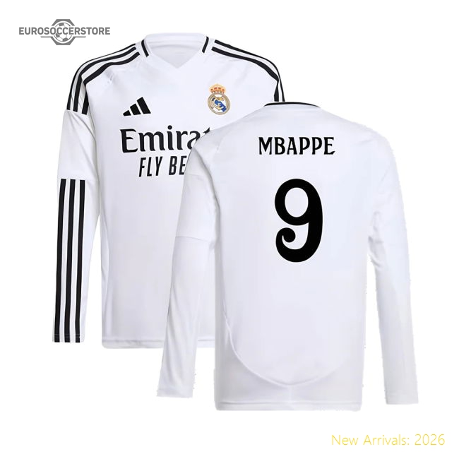 Real Madrid Children 2024 Home Jersey Shirt Football Fan Supporter Game Day Football Fan Gear