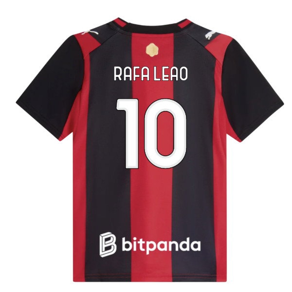 [HP] 2026-2027 AC Milan Home Shirt (Kids) (Rafa Leao 10)
