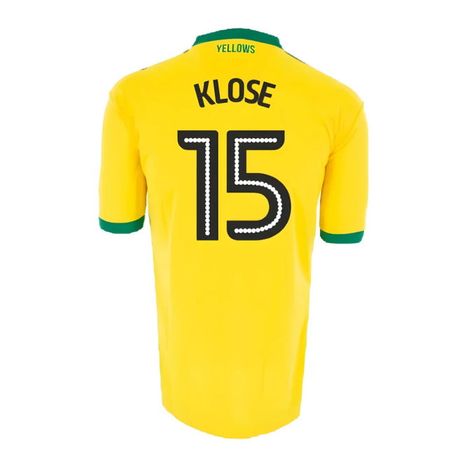 Norwich Home Shirt Good Xxl Klose #15 Elite Performance Match Day ...