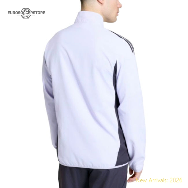 Performance 2025-2026 Man Utd Presentation Jacket Purple Tint
