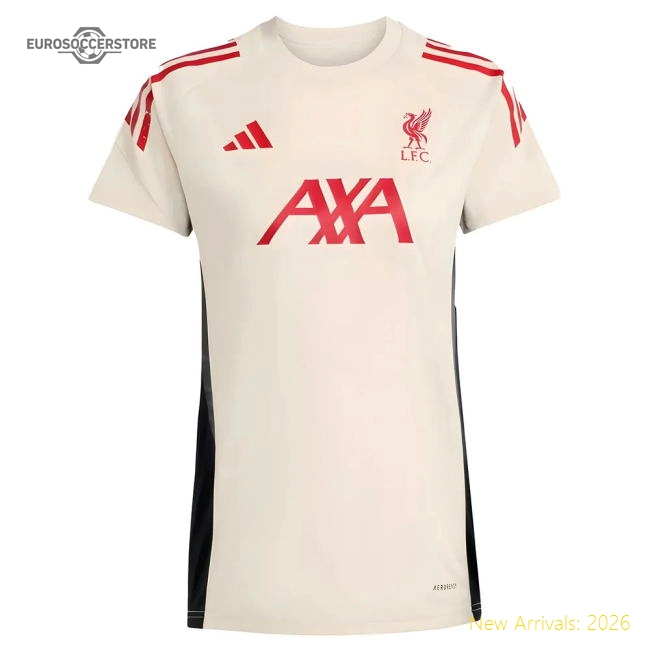 Authentic 2025-2026 Liverpool Training Jersey (white) - Womens