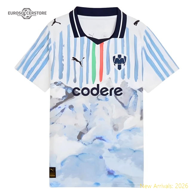 2025-2026 KIDSUPER x CF Monterrey CWC Shirt (White) - Kids