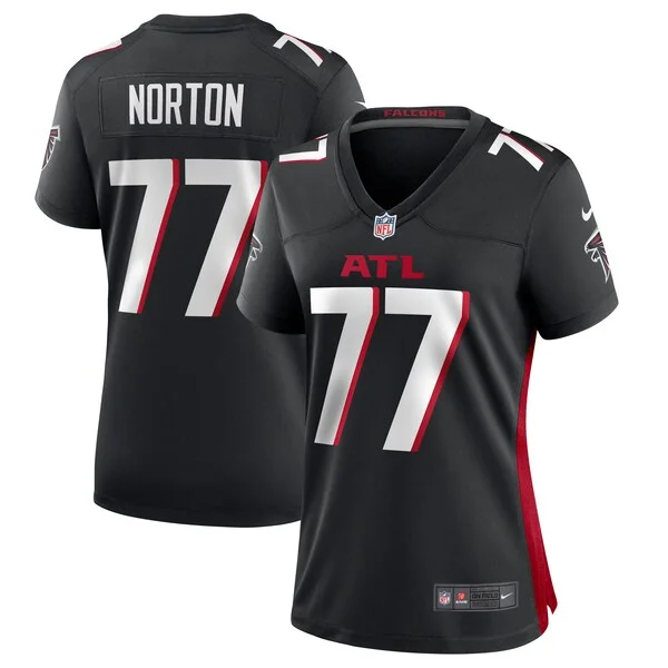 None Storm Norton Game Jersey - Black | NFL Player Jersey | NFL Footba