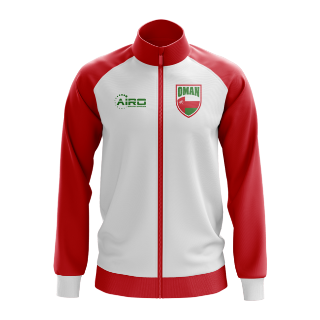Outstanding Oman Concept Football Track Jacket (white) - Premium Collection