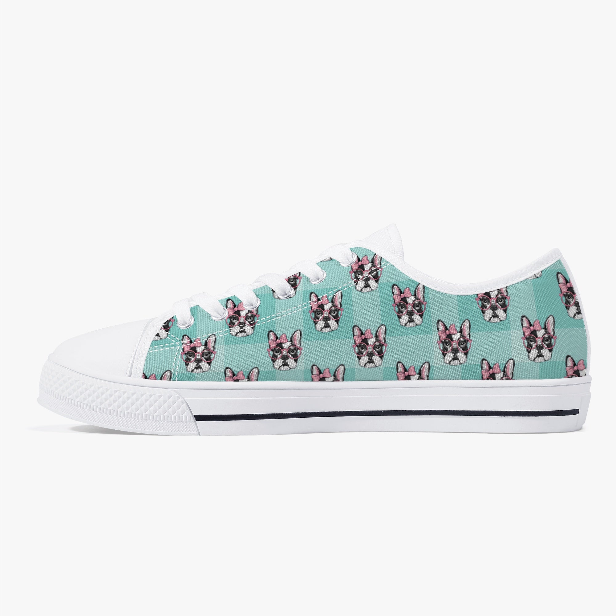 High-Quality Biggie - Classic Low-top Canvas Shoes for Dog Owners
