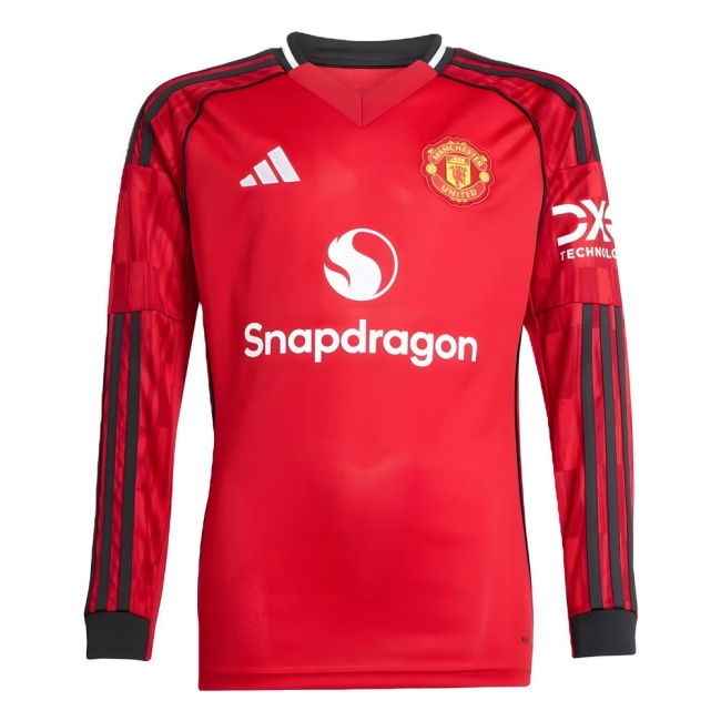 High Quality 2025-2026 Man Utd Home With Vintage Design