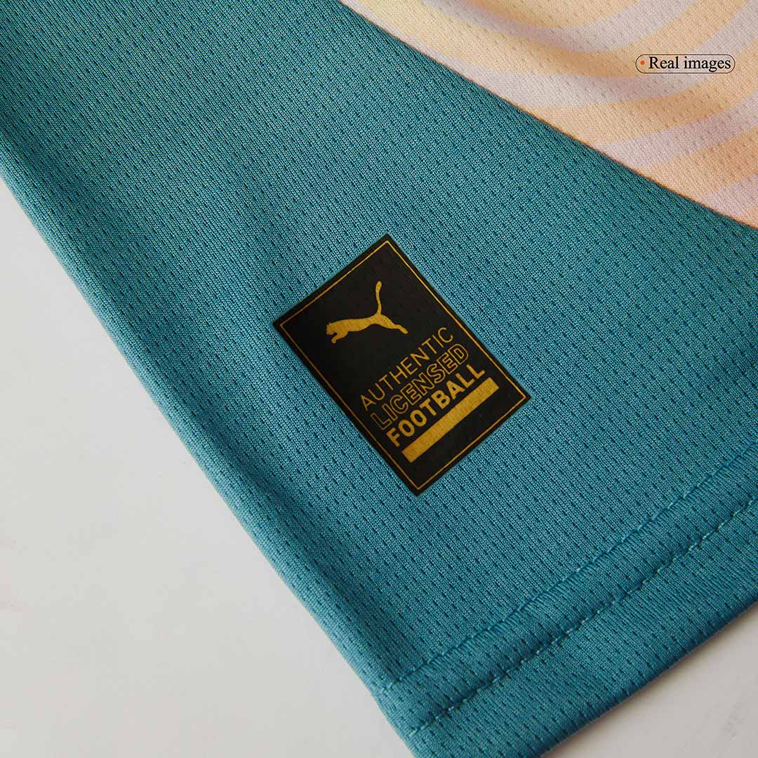 Kid's Manchester City Fourth Away Soccer Jersey Kit(Jersey+Shorts) 202