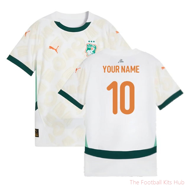 2024-2025 Ivory Coast Away Shirt (Kids) (Your Name)