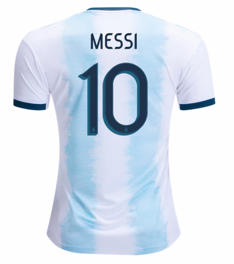 Durable 2019-20 ARGETINA HOME SOCCER JERSEY SHIRT LIONEL MESSI 10
