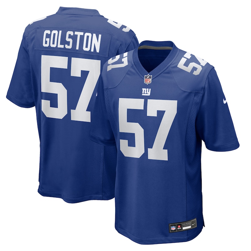 None Chauncey Golston NY Giants Dynamic Premium-Quality Jersey