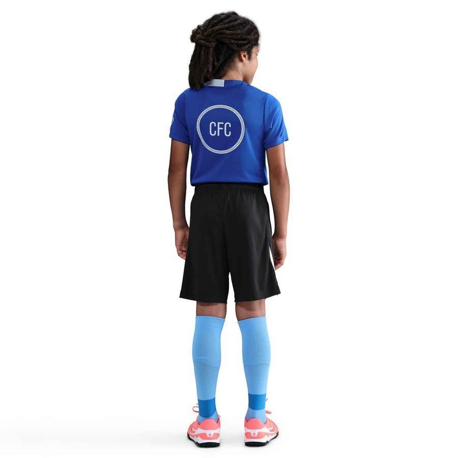 Chelsea Training Shorts Dri Fit Strike 3rd Jet Black/field Silver Kids