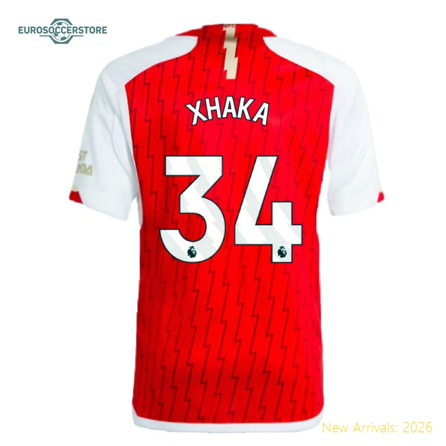 Comfortable Kids Arsenal Xhaka Jersey 2023-2024 Breathable