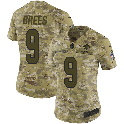 NFL O S Saints #9 Drew Brees Team Color Limited Jersey - High Quality