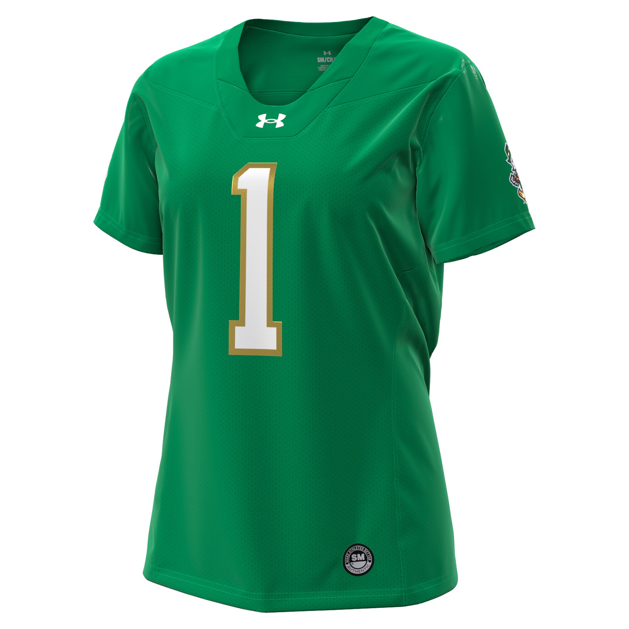 [DDG] Notre Dame Fighting Irish Women's Irish Wear Green Collection Football Replica Jersey - Kelly Green