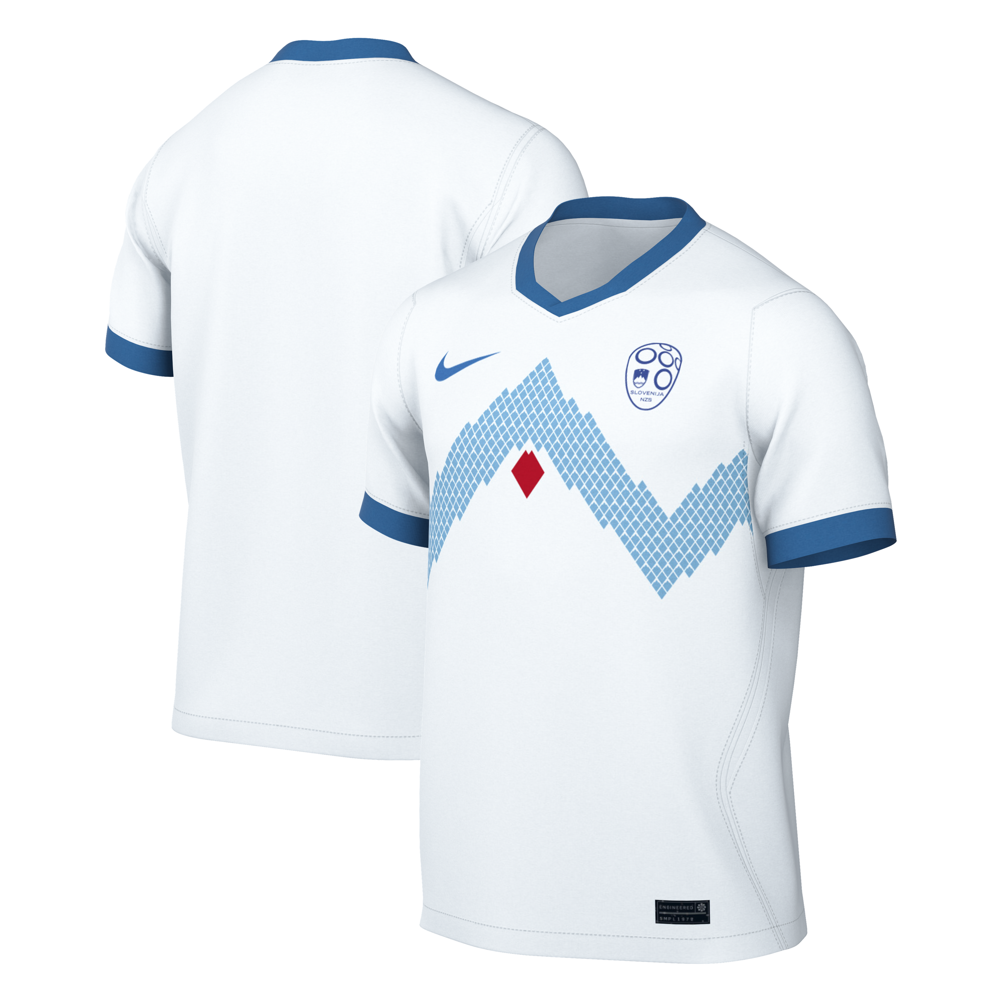 [JED] Women's Slovenia National Team 2026 Home Stadium Replica Jersey - White