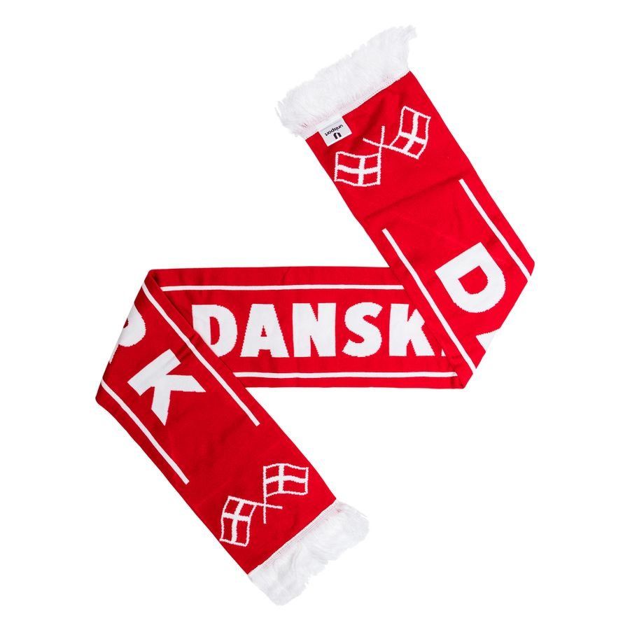 Denmark Classic Scarf 17,5x140cm Red/pure White