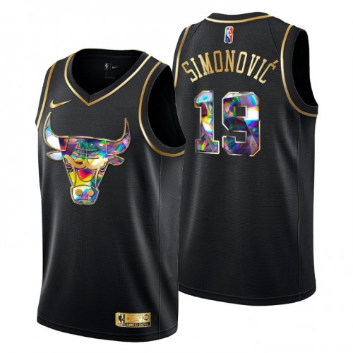 Nuggets Black Chicago Bulls #19 Jersey - Discounted Basketball Jersey