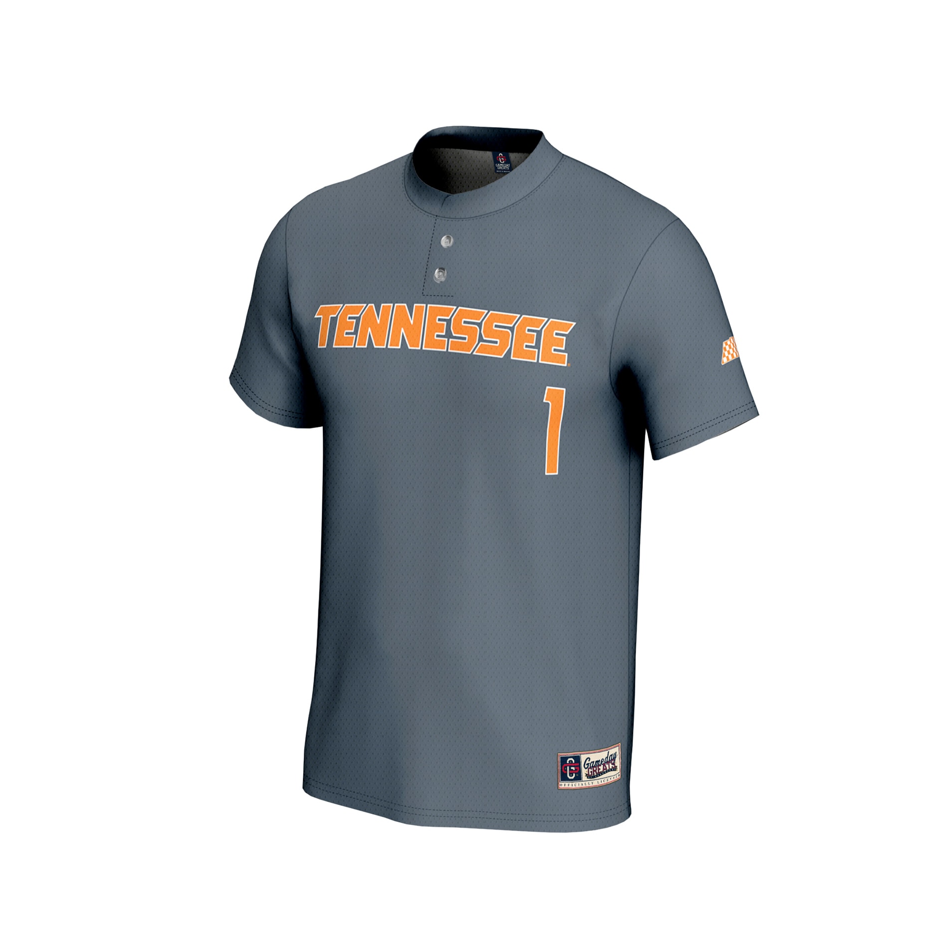 [NJP] Tennessee Volunteers GameDay Greats Youth Lightweight Baseball Fashion Jersey - Gray