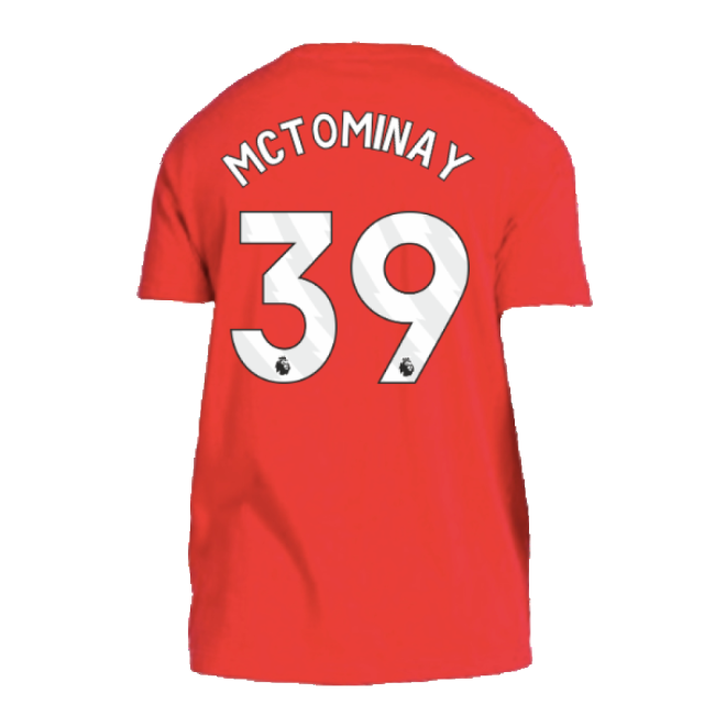 Performance Authentic 2024-2025 Man Utd DNA Tee Red McTominay 39