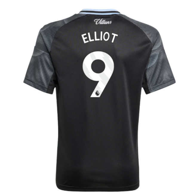 Avid Football Aston Villa Away Shirt Kids Elliot #9 Ultra Comfort ...