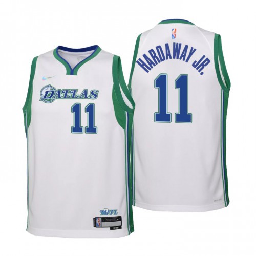 Dallas Dallas Maverickss #11 Tim Hardaway Jr. Youth Nike White 2021/22 Swingman Jersey ¨C City Edition Youth