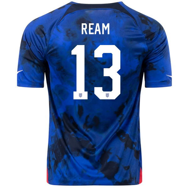 USA 2022-2023 Season Away Soccer Shirt –  Player Version S