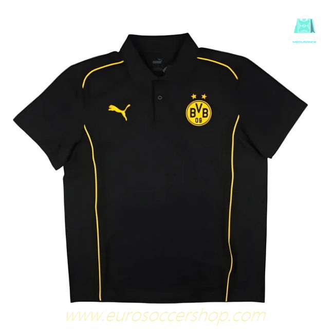 2024-2025 Borussia Dortmund Casuals Polo Shirt (Black)