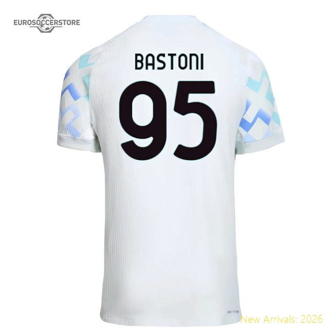 Genuine Ac Milan Bastoni Away Jersey Flexible Anti-odor
