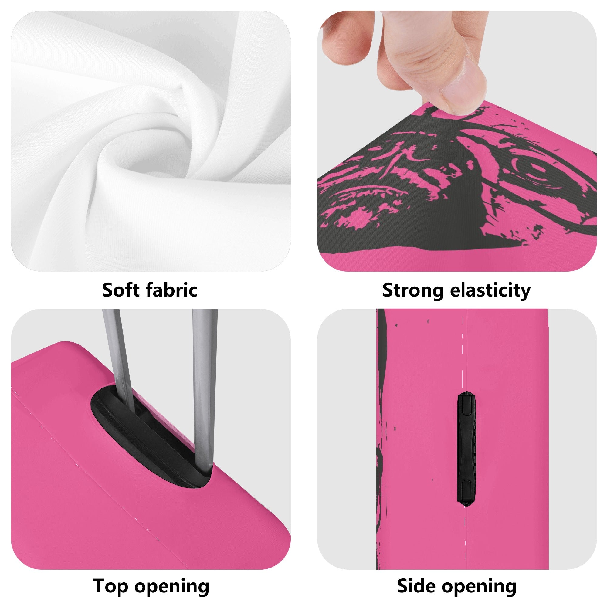 Frenchie-Fan Everyday Monka - Luggage Cover for Home Use Durable