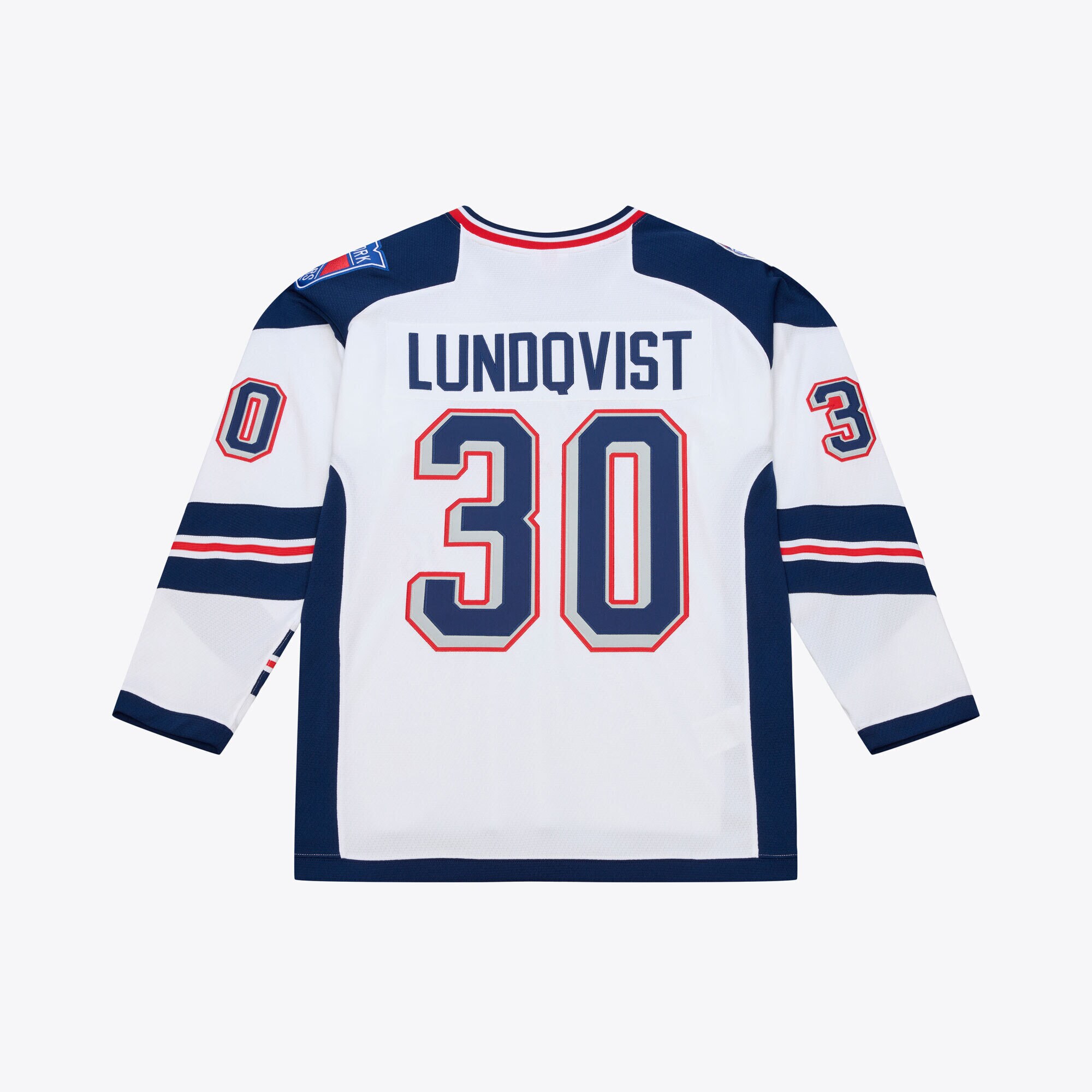 [LK] Henrik Lundqvist New York Rangers 2014 NHL Stadium Series Power Play Jersey - White