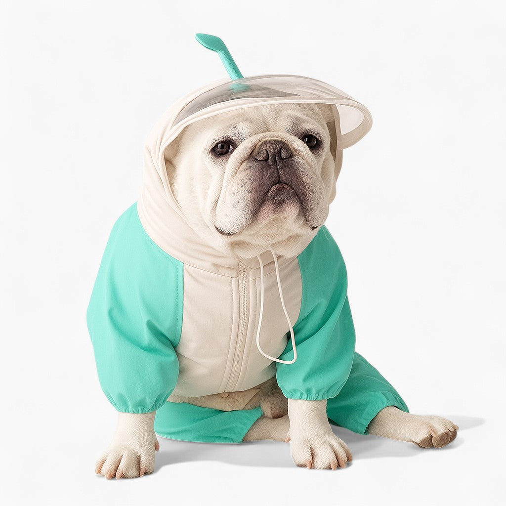 High-Quality Froglet Frenchie Raincoat – Cute Waterproof Dog Jacket W...