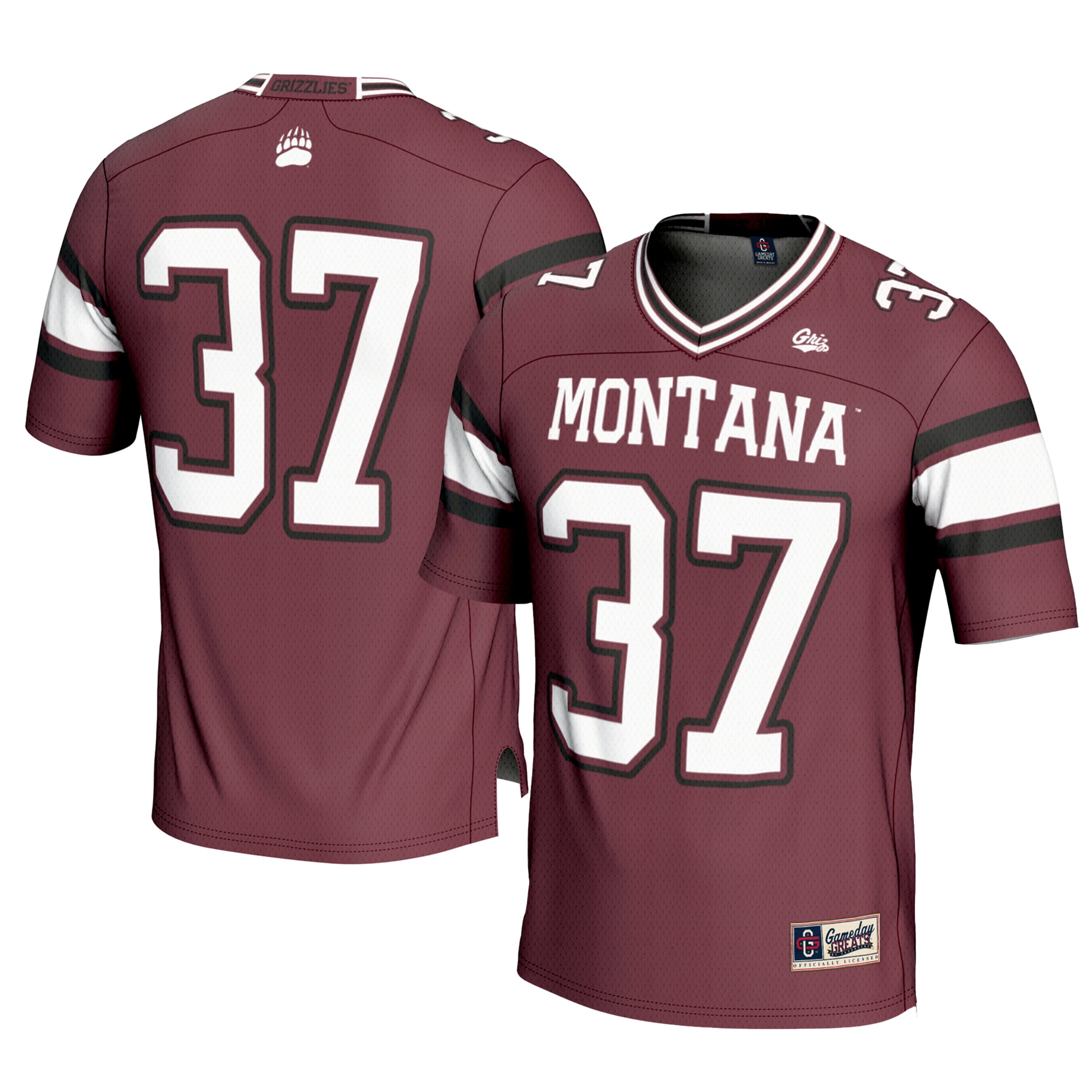 #37 Montana Grizzlies GameDay Greats 2026 Season Football Jersey?�C Maroon