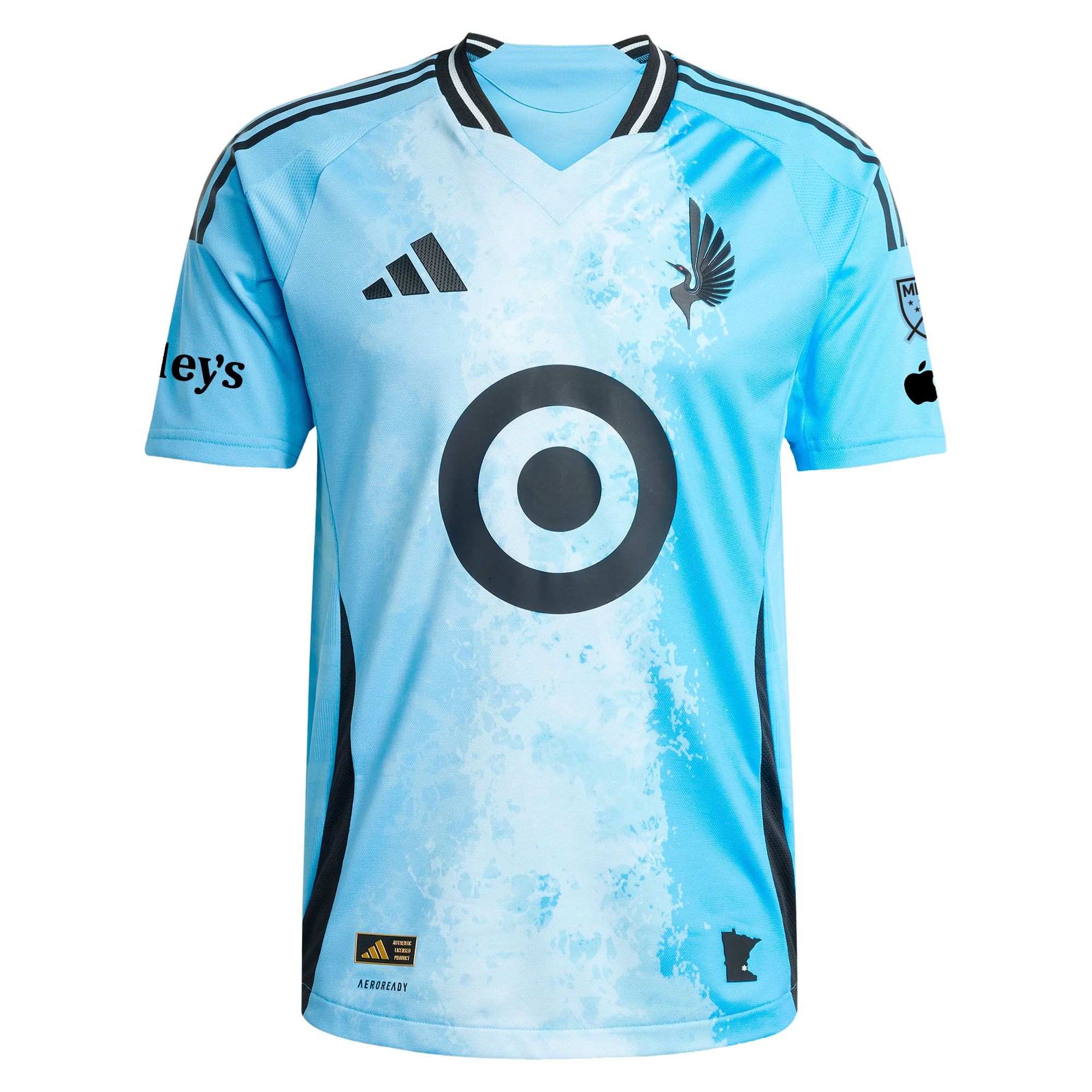 [SJH] Nectarios Triantis Minnesota United FC 2025 CONVERGENCE On-Field Authentic Jersey - Blue