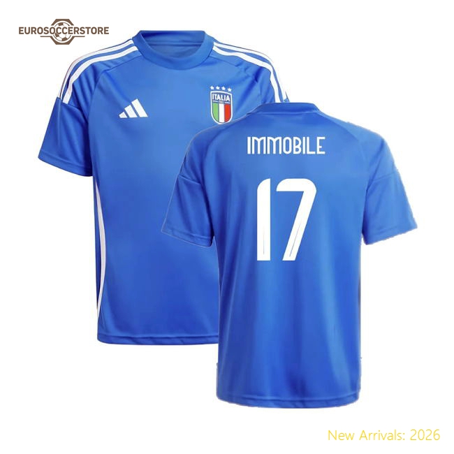 2024-2025 Italy Home Fan Jersey (Kids) (IMMOBILE 17)