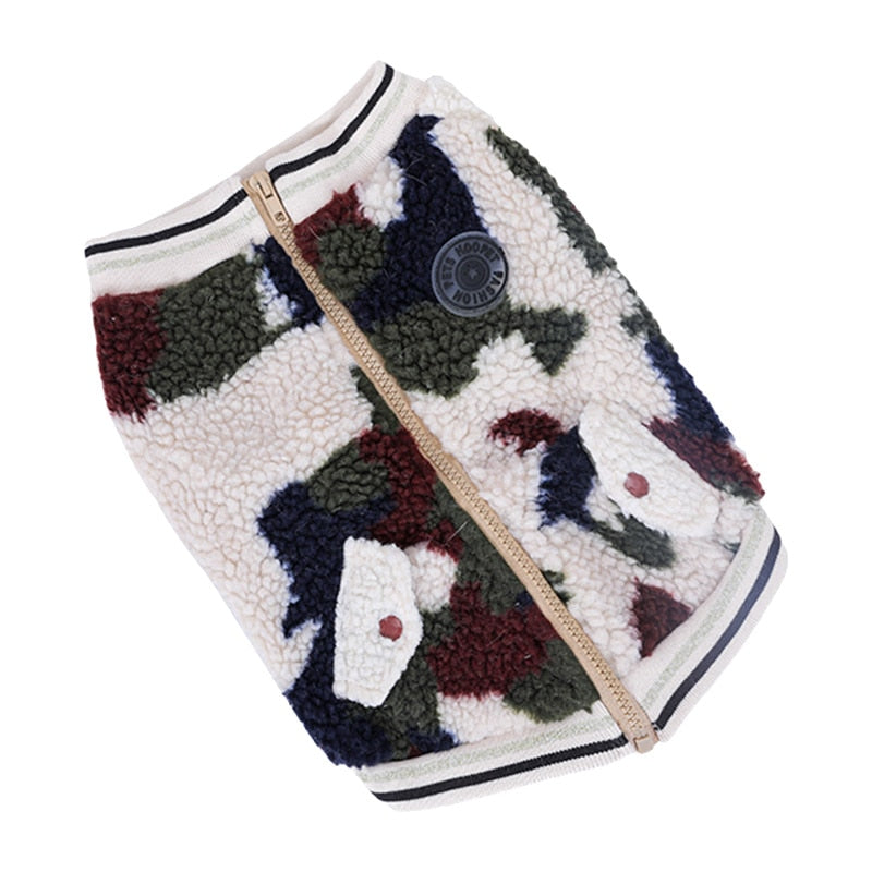 Minimal-Aesthetic Winter Vest Jacket For French Bulldog (ws306) for Dog