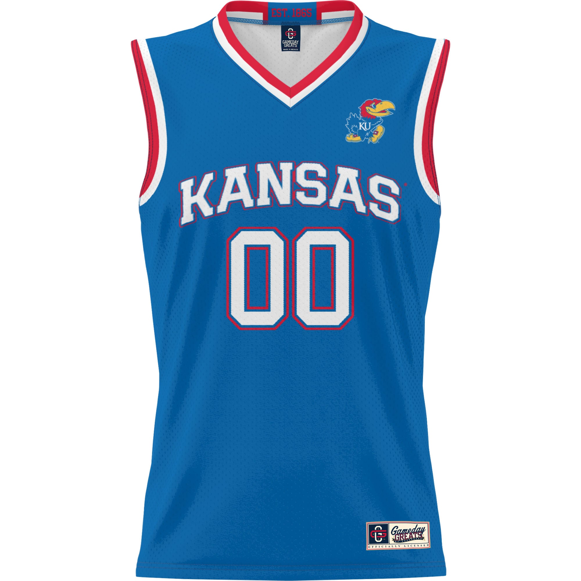 Kansas Jayhawks GameDay Greats Lightweight NIL Pick-A-Player Men's Basketball Jersey - Royal