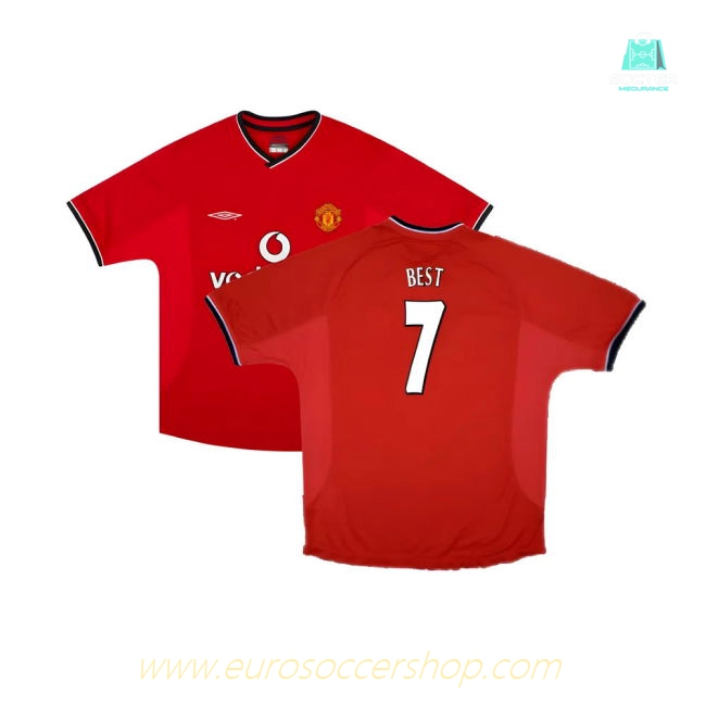 Manchester United 2000-02 Home Shirt ((Excellent) XXL) (Best 7)