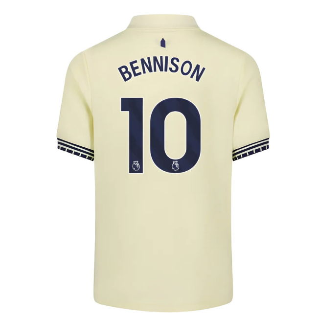 Rare 2025-2026 EVE Away Performance Bennison 10 - Kids Replica Je#714