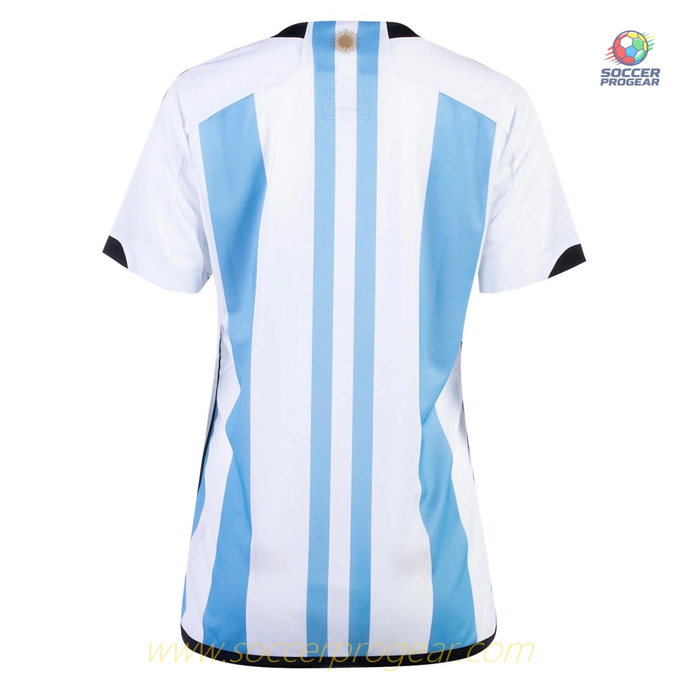 ARGENTINA Licensed Product 3 STAR HOME JERSEY WOMEN 2022-23