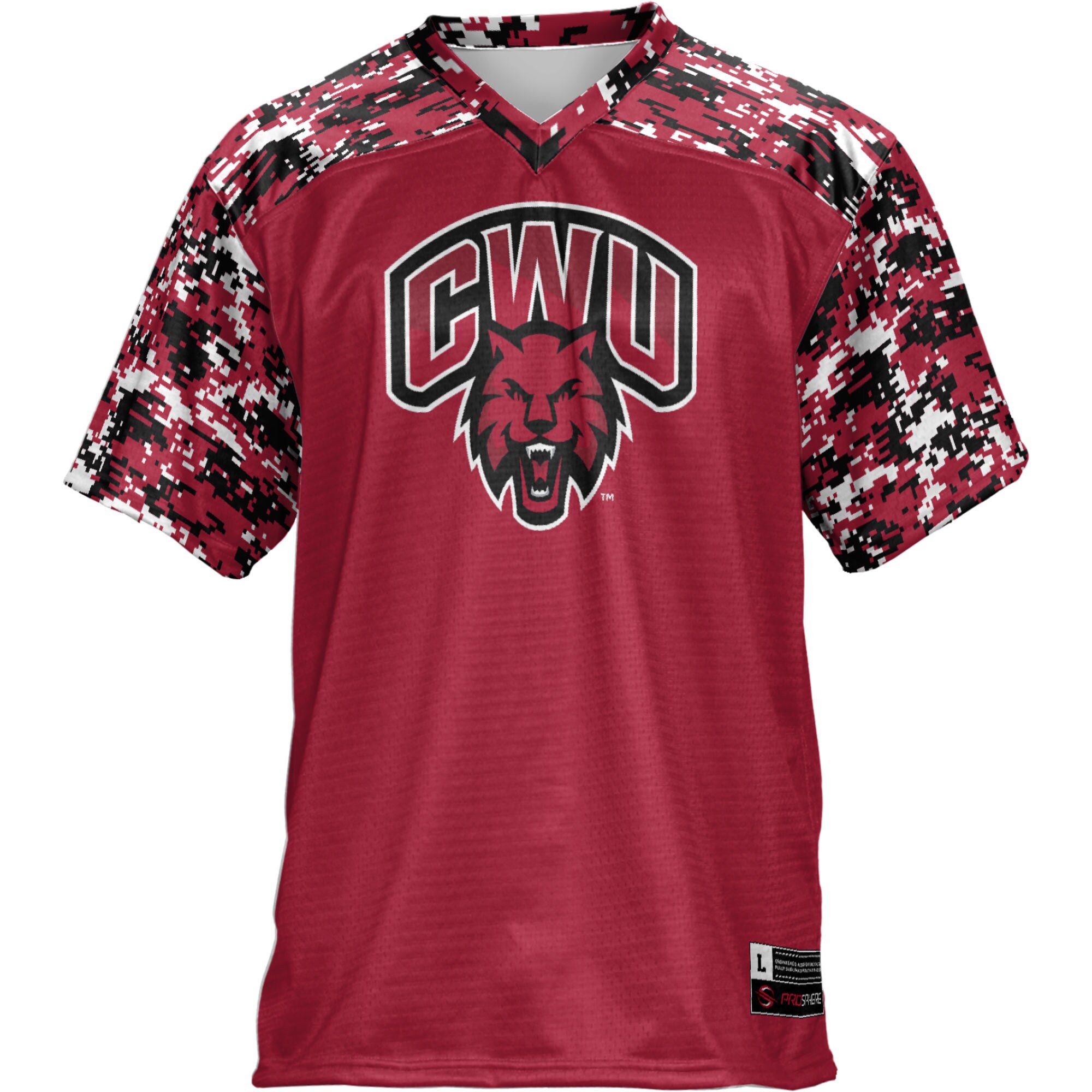 [DDG] Central Washington Wildcats GameDay Greats Football Jersey - Crimson