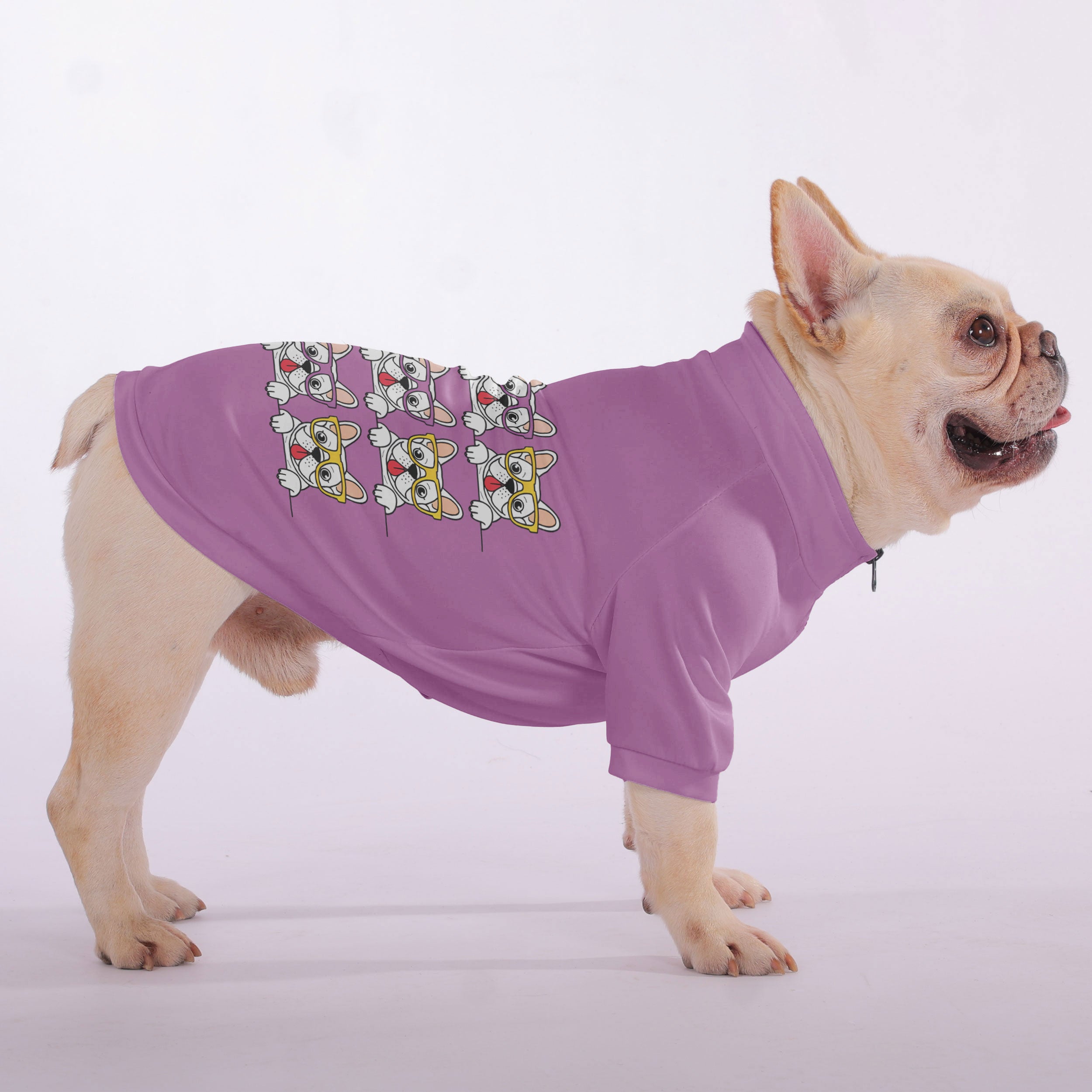 Henri - Snuggly Zip-Up Sweatshirt for French Bulldogs