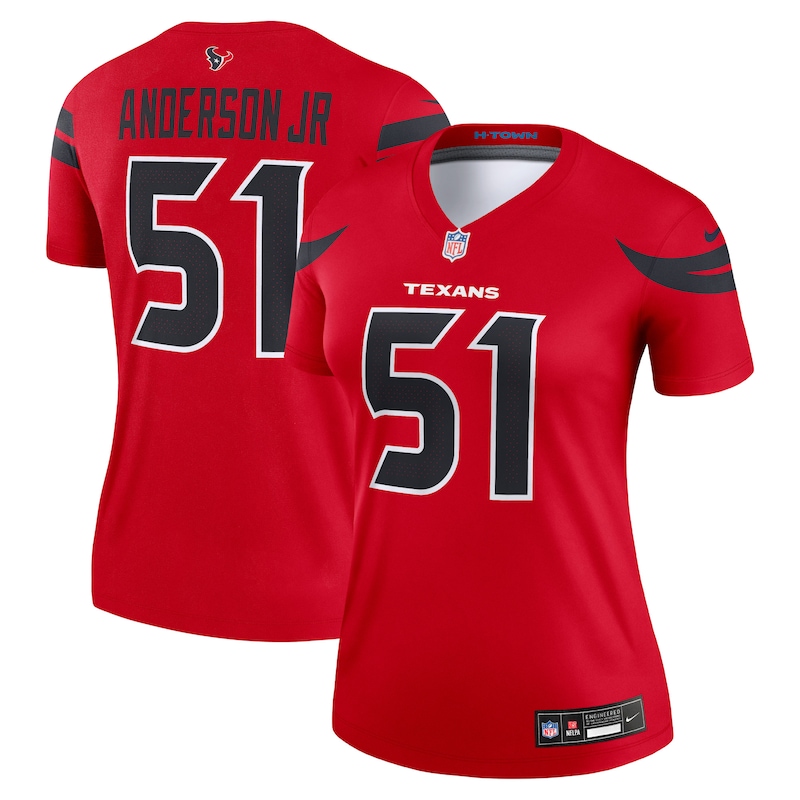 None Will Anderson Jr. HOU Texans Sleek Game-Ready Jersey Football App